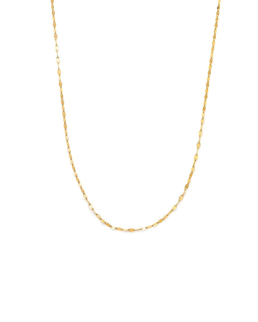 Leah Alexandra Fine-Shimmer Necklace-Necklaces-10k Yellow Gold-Blue Ruby Jewellery-Vancouver Canada