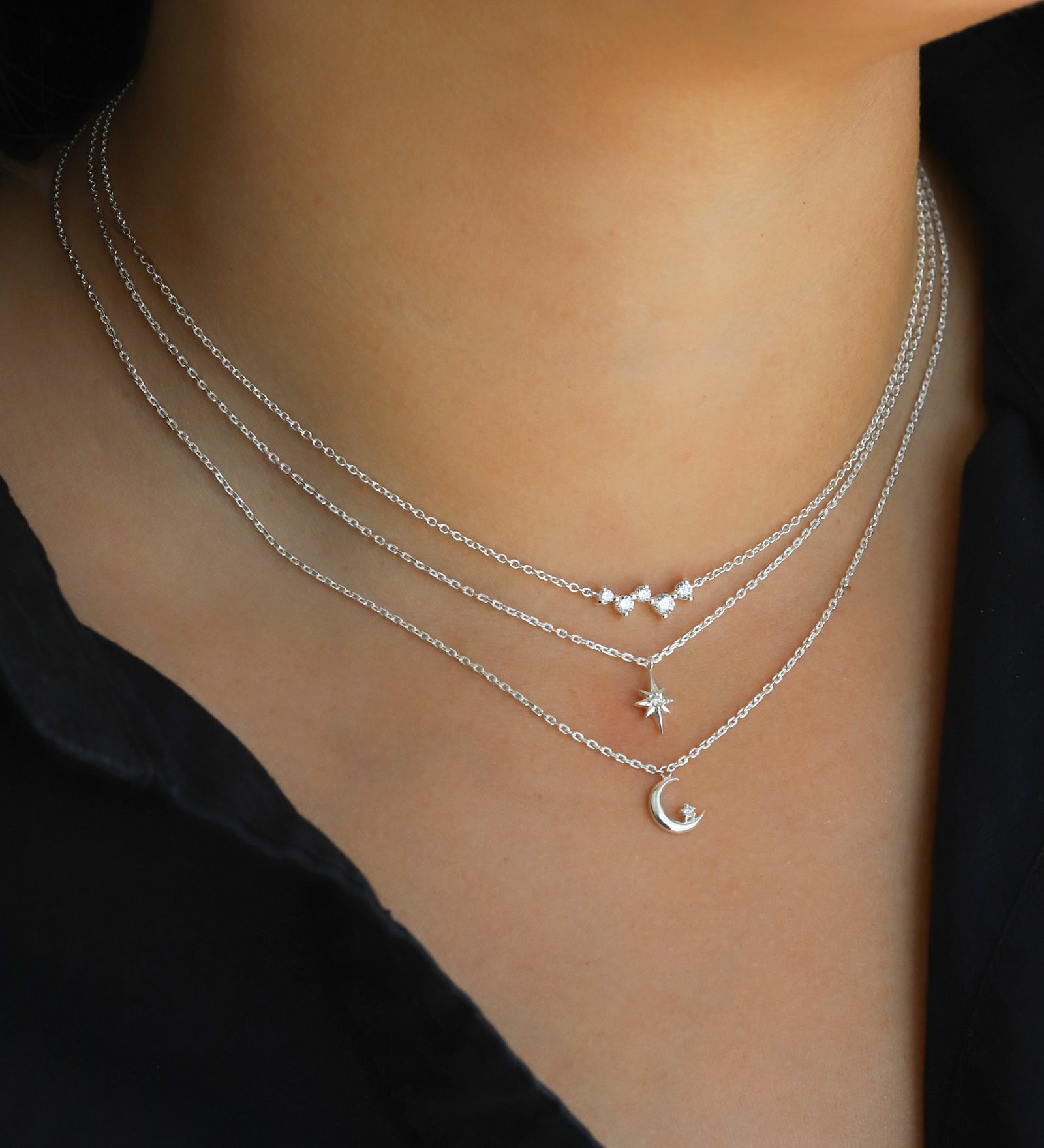 Tashi-Scatter Necklace-Necklaces-Blue Ruby Jewellery-Vancouver Canada