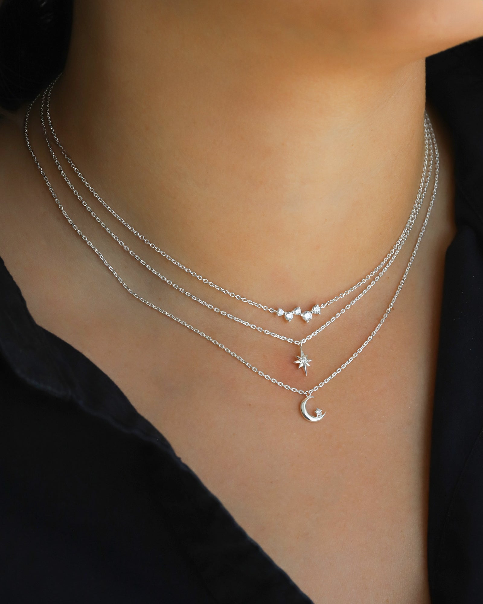 Tashi-Scatter Necklace-Necklaces-Blue Ruby Jewellery-Vancouver Canada