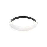 Alexis Bittar-Skinny Tapered Lucite Bangle Bracelet-Bracelets-Silver Lucite-Blue Ruby Jewellery-Vancouver Canada
