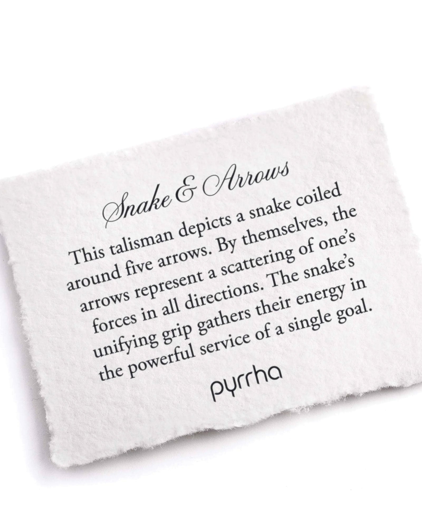 Pyrrha-Snake & Arrows Necklace-Necklaces-Blue Ruby Jewellery-Vancouver Canada