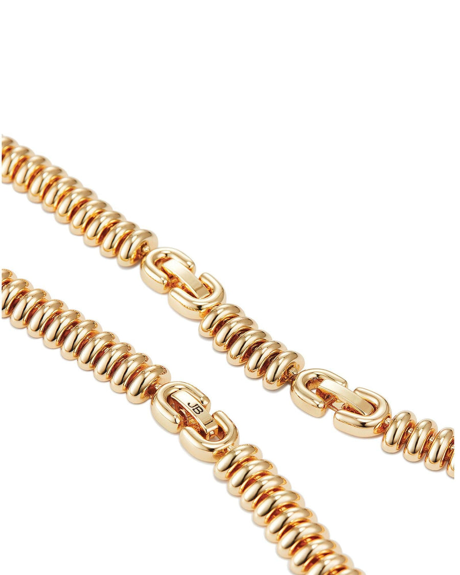 Jenny Bird-Sofia Choker-Necklaces-14k Gold Plated-Blue Ruby Jewellery-Vancouver Canada