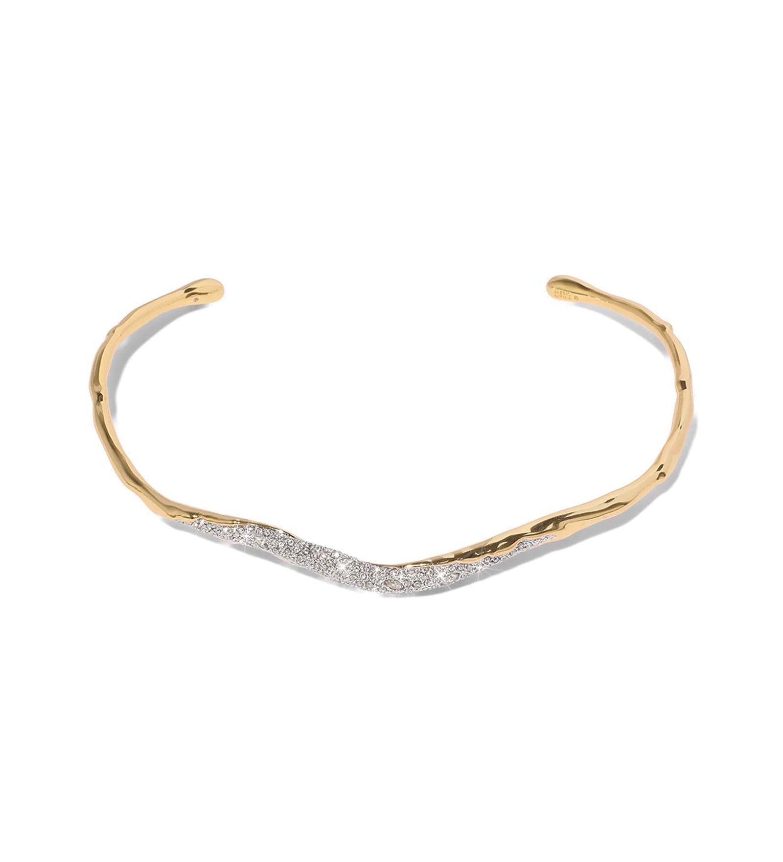 Alexis Bittar-Solanales Crystal Skinny Collar-Necklaces-14k Gold Plated, Crystal-Blue Ruby Jewellery-Vancouver Canada