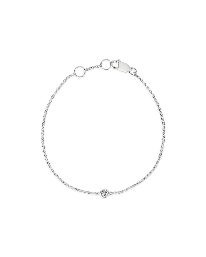 Tashi-Solitaire CZ Bracelet-Bracelets-Sterling Silver, Cubic Zirconia-Blue Ruby Jewellery-Vancouver Canada