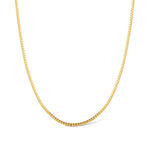 1948-Square Box Chain Necklace-Necklaces-Blue Ruby Jewellery-Vancouver Canada