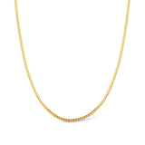 1948-Square Box Chain Necklace-Necklaces-Blue Ruby Jewellery-Vancouver Canada