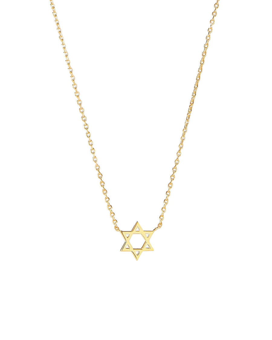 Quiet Icon-Star of David Necklace-Necklaces-14k Gold Vermeil-Blue Ruby Jewellery-Vancouver Canada