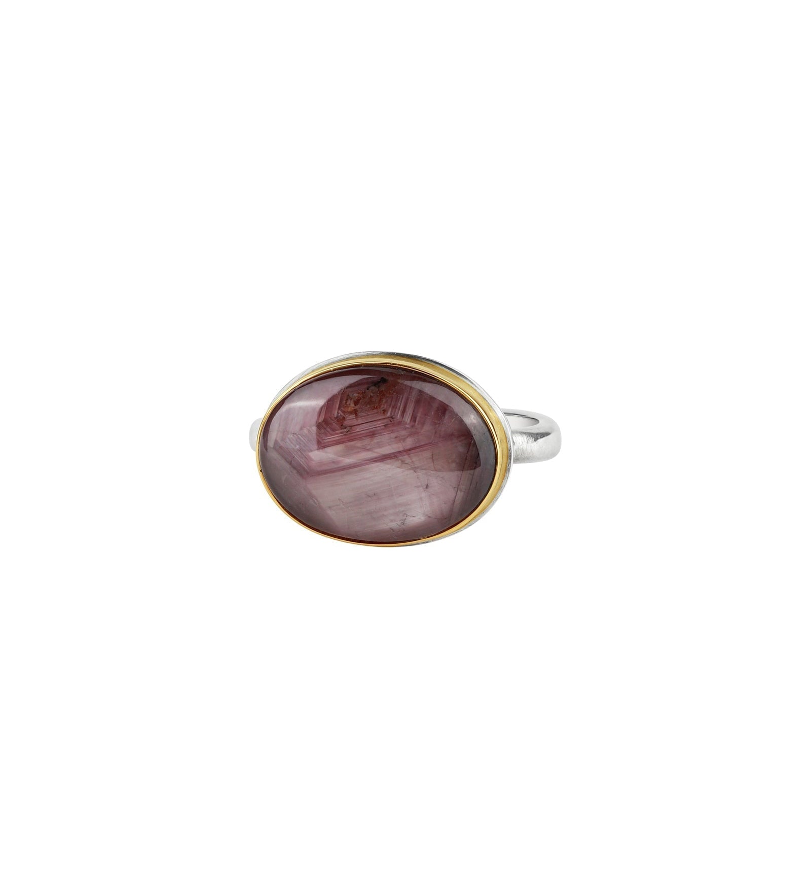 Jamie Joseph-Star Ruby Ring-Rings-14k Yellow Gold, Sterling Silver, Ruby-6.75-Blue Ruby Jewellery-Vancouver Canada