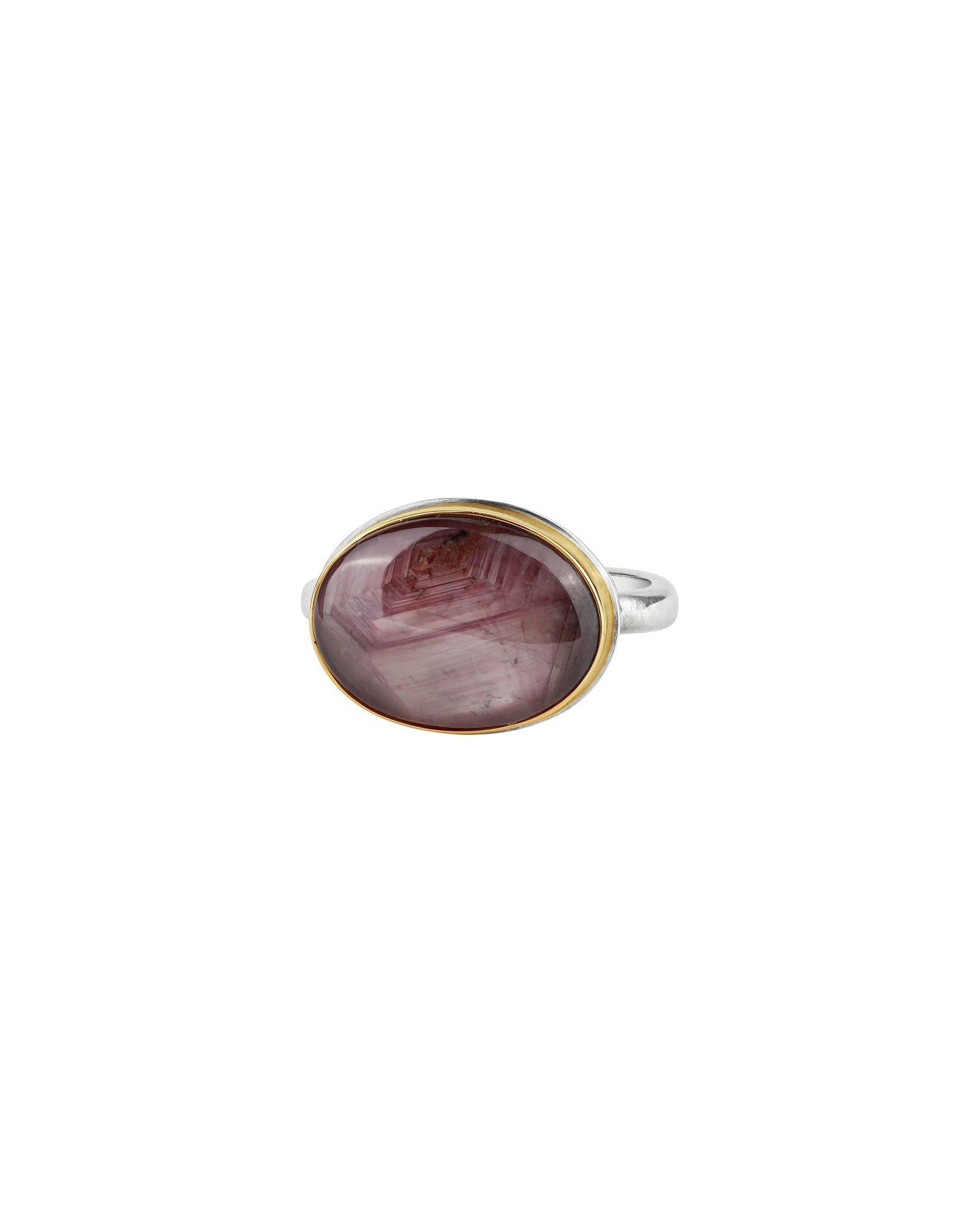 Jamie Joseph-Star Ruby Ring-Rings-14k Yellow Gold, Sterling Silver, Ruby-6.75-Blue Ruby Jewellery-Vancouver Canada