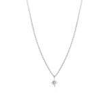 Tashi-Starburst CZ Necklace-Necklaces-Sterling Silver, Cubic Zirconia-Starburst-Blue Ruby Jewellery-Vancouver Canada