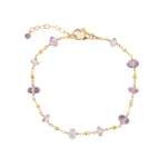 Gem Jar-Stone Satellite Bracelet-Bracelets-14kt Gold Filled, Amethyst-Blue Ruby Jewellery-Vancouver Canada