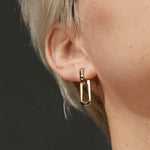 Jenny Bird-Teeni Detachable Link Earrings-Earrings-14k Gold Plated-Blue Ruby Jewellery-Vancouver Canada