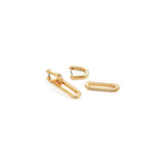 Jenny Bird-Teeni Detachable Link Earrings-Earrings-14k Gold Plated-Blue Ruby Jewellery-Vancouver Canada