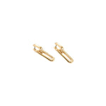Jenny Bird-Teeni Detachable Link Earrings-Earrings-14k Gold Plated-Blue Ruby Jewellery-Vancouver Canada