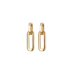 Jenny Bird-Teeni Detachable Link Earrings-Earrings-14k Gold Plated-Blue Ruby Jewellery-Vancouver Canada