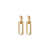 Jenny Bird-Teeni Detachable Link Earrings-Earrings-14k Gold Plated-Blue Ruby Jewellery-Vancouver Canada