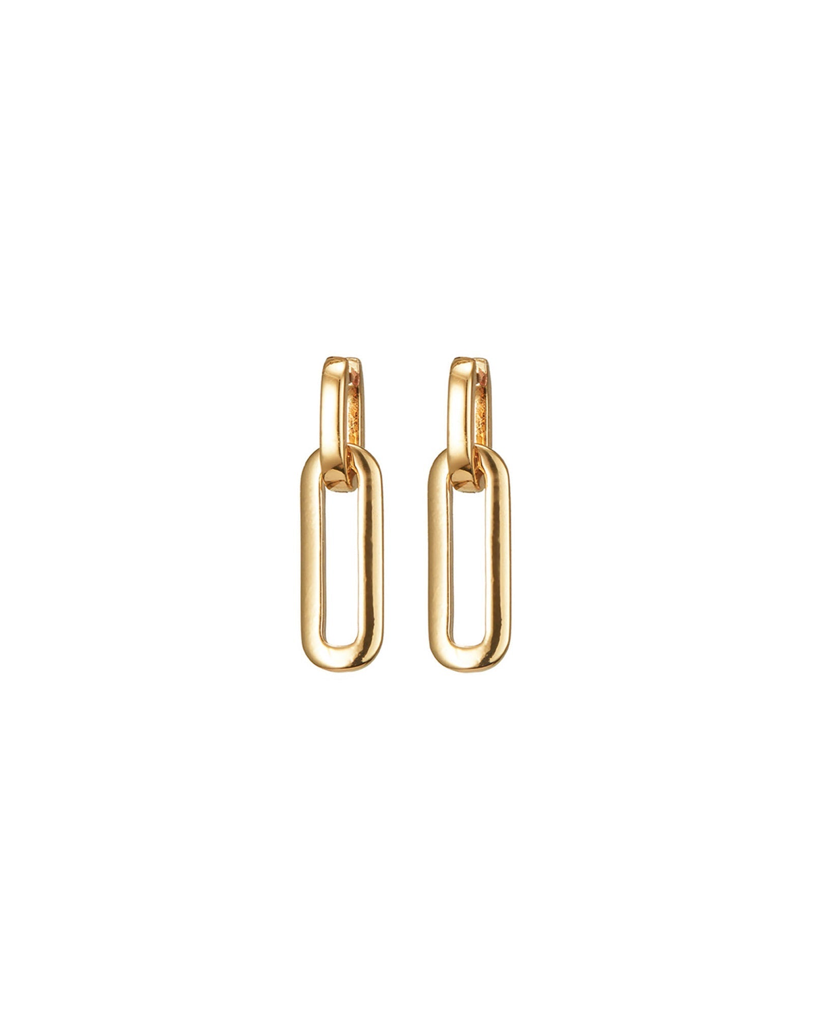 Jenny Bird-Teeni Detachable Link Earrings-Earrings-14k Gold Plated-Blue Ruby Jewellery-Vancouver Canada