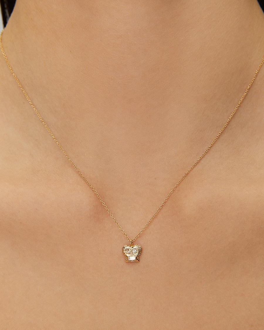 Scosha-The Max Necklace I Diamond-Necklaces-14k Yellow Gold, Diamond-Blue Ruby Jewellery-Vancouver Canada