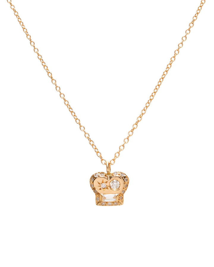 Scosha-The Max Necklace I Diamond-Necklaces-14k Yellow Gold, Diamond-Blue Ruby Jewellery-Vancouver Canada