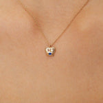 Scosha-The Max Necklace I Mixed Sapphires-Necklaces-14k Yellow Gold, Diamond, Ruby, Yellow Sapphire, Blue Sapphire-Blue Ruby Jewellery-Vancouver Canada