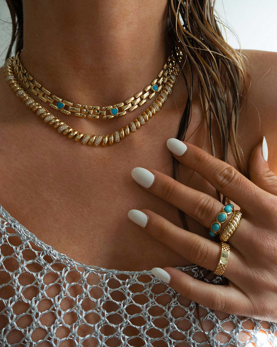 Luv AJ-The Ridged Marbella Ring-Rings-Blue Ruby Jewellery-Vancouver Canada