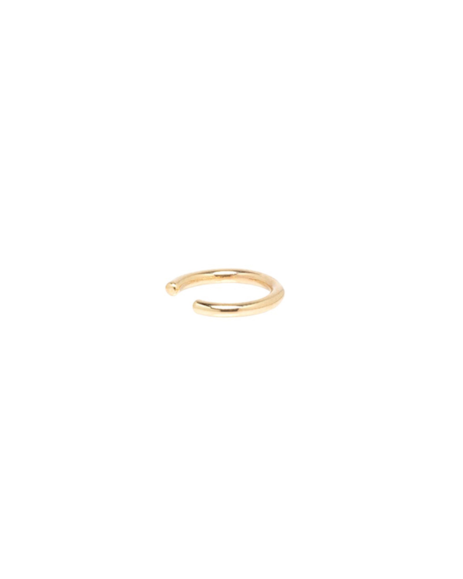 Zoe Chicco-Thick Ear Cuff-Earrings-14k Yellow Gold-Blue Ruby Jewellery-Vancouver Canada