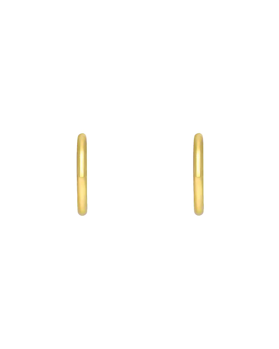Tashi-Thick Hoops I 20mm-Earrings-14k Gold Vermeil-Blue Ruby Jewellery-Vancouver Canada
