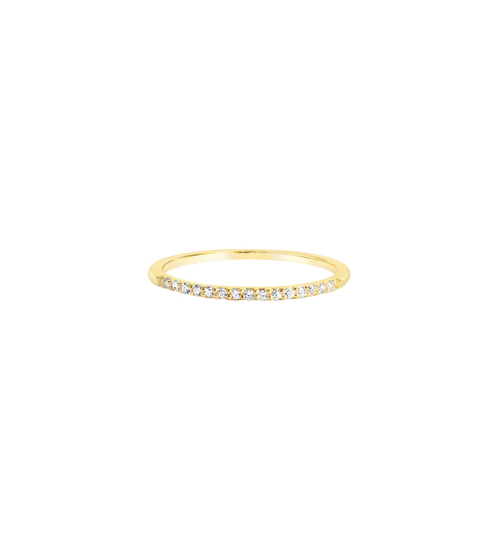 Tashi-Thin Band Pavé Ring-Rings-Blue Ruby Jewellery-Vancouver Canada