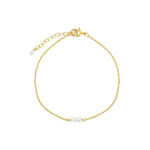 Poppy Rose-Three Pearl Bracelet-Bracelets-14k Gold-fill, Freshwater Pearl-Adult (6.5"-7.5")-Blue Ruby Jewellery-Vancouver Canada