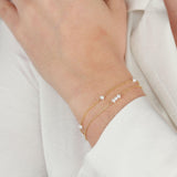 Poppy Rose-Three Pearl Bracelet-Bracelets-Blue Ruby Jewellery-Vancouver Canada