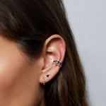 Adina Reyter-Tiny Diamond Sapphire Amigos Stud-Earrings-14k Yellow Gold, Sapphire, Diamond-Blue Ruby Jewellery-Vancouver Canada