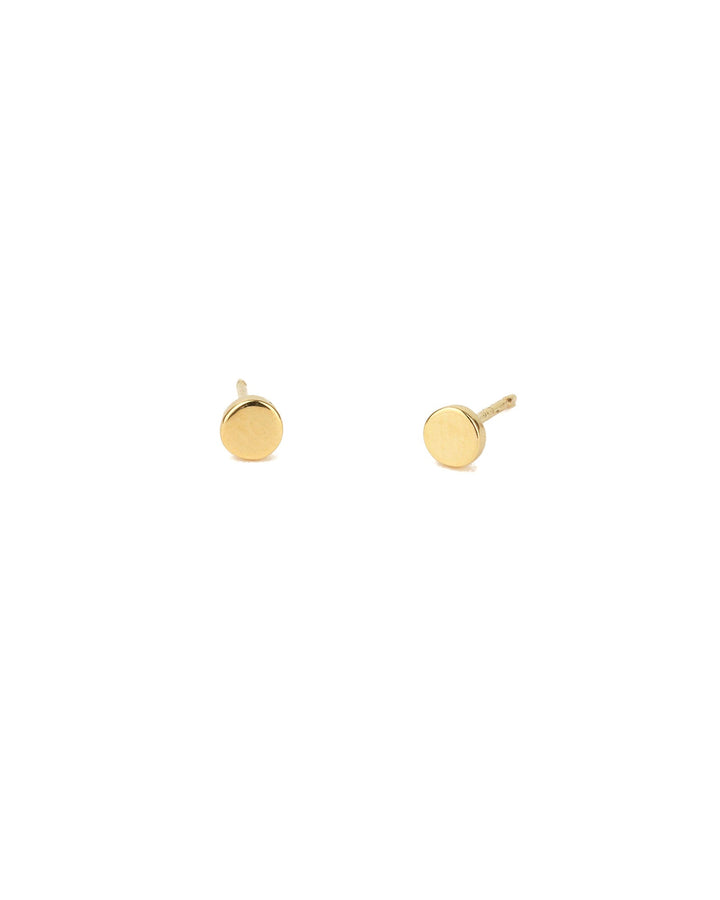 Tashi-Tiny Dot Studs-Earrings-14k Gold Vermeil-Blue Ruby Jewellery-Vancouver Canada