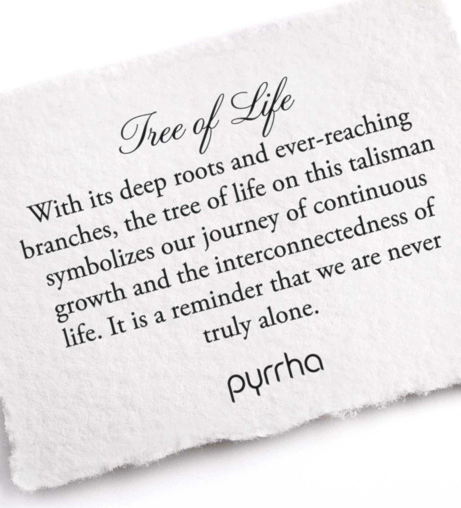 Tree Of Life Talisman-Oxidized Sterling Silver-Blue Ruby Jewellery-Vancouver Canada