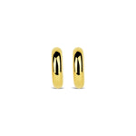 Tashi-Tube Hoops | 20mm-Earrings-14k Gold Vermeil-Blue Ruby Jewellery-Vancouver Canada