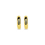 Tashi-Tube Hoops | 20mm-Earrings-14k Gold Vermeil-Blue Ruby Jewellery-Vancouver Canada