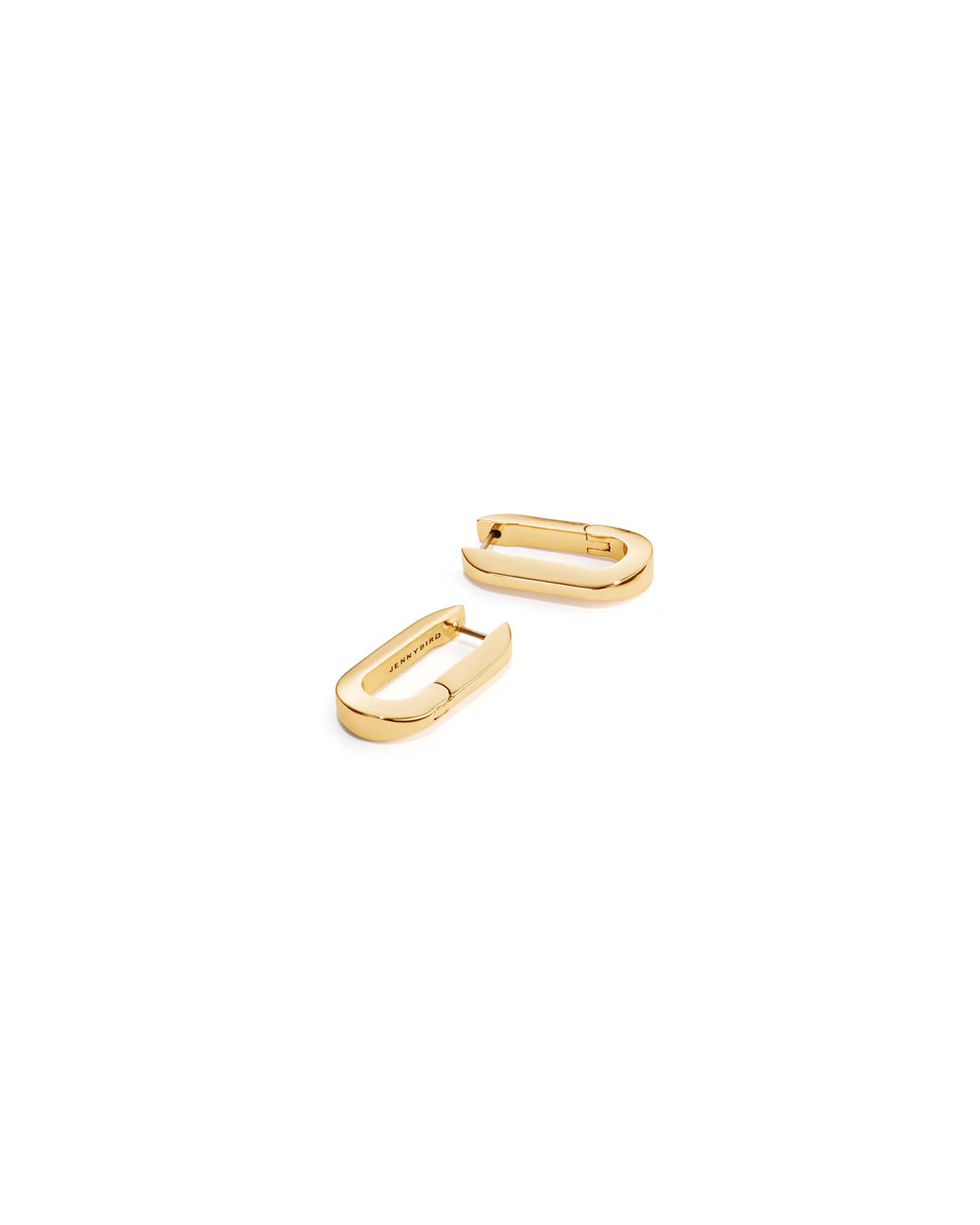 Jenny Bird-U-Link Earrings-Earrings-14k Gold Plated-Blue Ruby Jewellery-Vancouver Canada