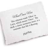 What Once Was Talisman-Bronze-Blue Ruby Jewellery-Vancouver Canada