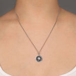 What Once Was Talisman-Oxidized Sterling Silver-Blue Ruby Jewellery-Vancouver Canada