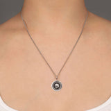 What Once Was Talisman-Oxidized Sterling Silver-Blue Ruby Jewellery-Vancouver Canada