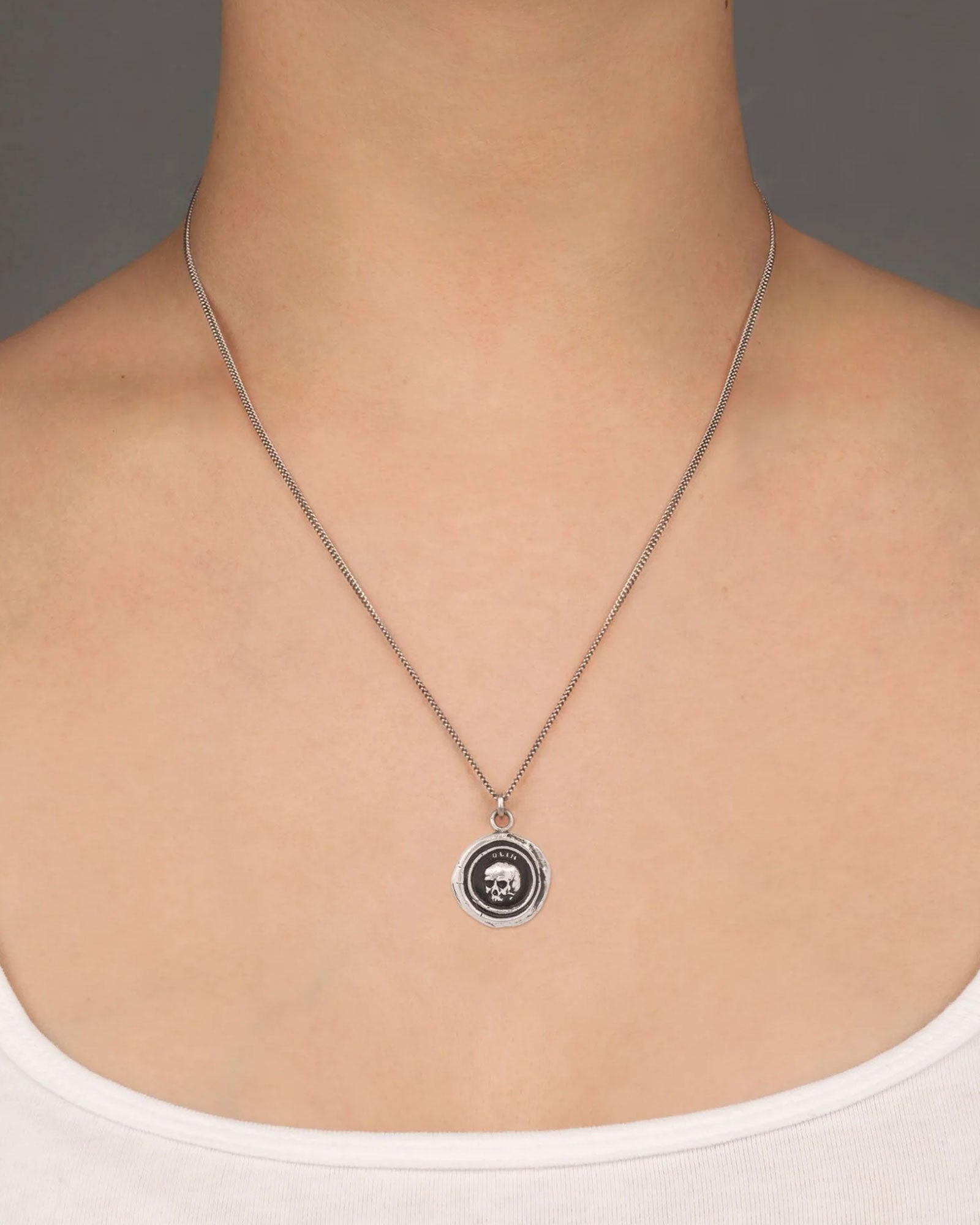 What Once Was Talisman-Oxidized Sterling Silver-Blue Ruby Jewellery-Vancouver Canada