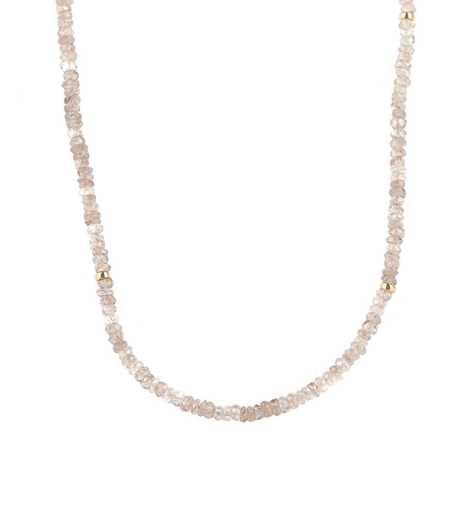 Gem Jar-White Zircon Stone Necklace-Necklaces-14k Gold Filled, White Zircon-Blue Ruby Jewellery-Vancouver Canada