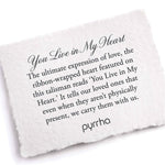 Pyrrha-You Live In My Heart Necklace-Necklaces-Blue Ruby Jewellery-Vancouver Canada