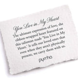Pyrrha-You Live In My Heart Necklace-Necklaces-Blue Ruby Jewellery-Vancouver Canada