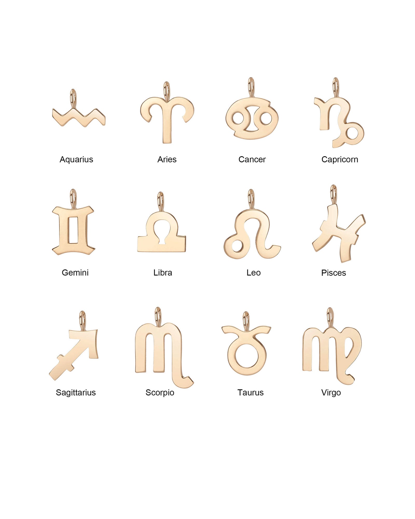 Quiet Icon-Zodiac Necklace-Necklaces-Blue Ruby Jewellery-Vancouver Canada