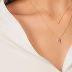 Quiet Icon-Zodiac Necklace-Necklaces-Blue Ruby Jewellery-Vancouver Canada